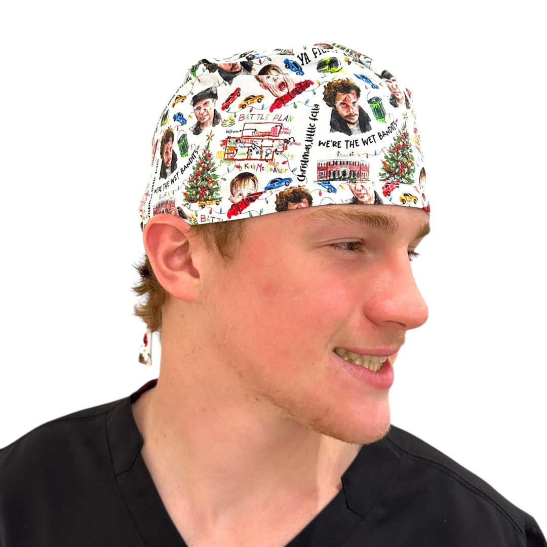 Alone on Christmas- Classic/Men's Scrub Cap