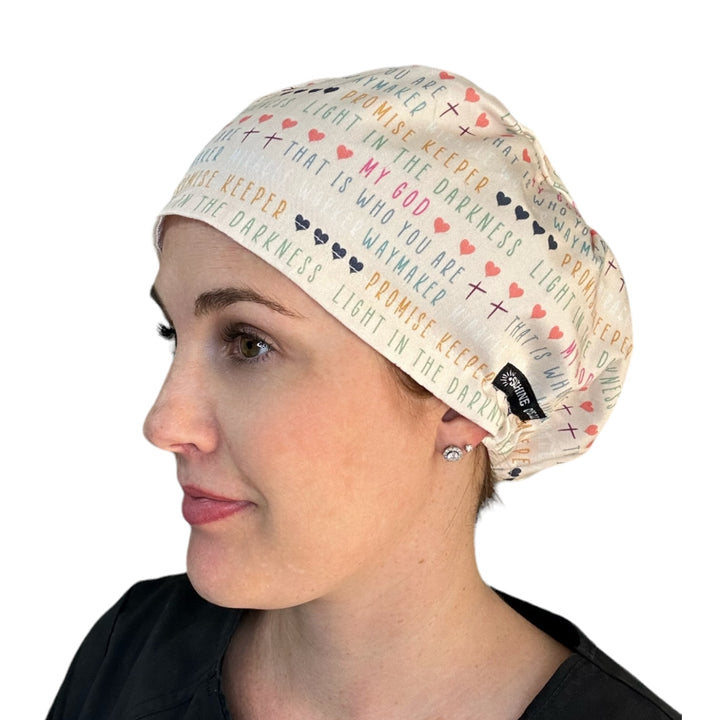 God Waymaker Euro Scrub Cap for Women, by Sunshine Caps Co