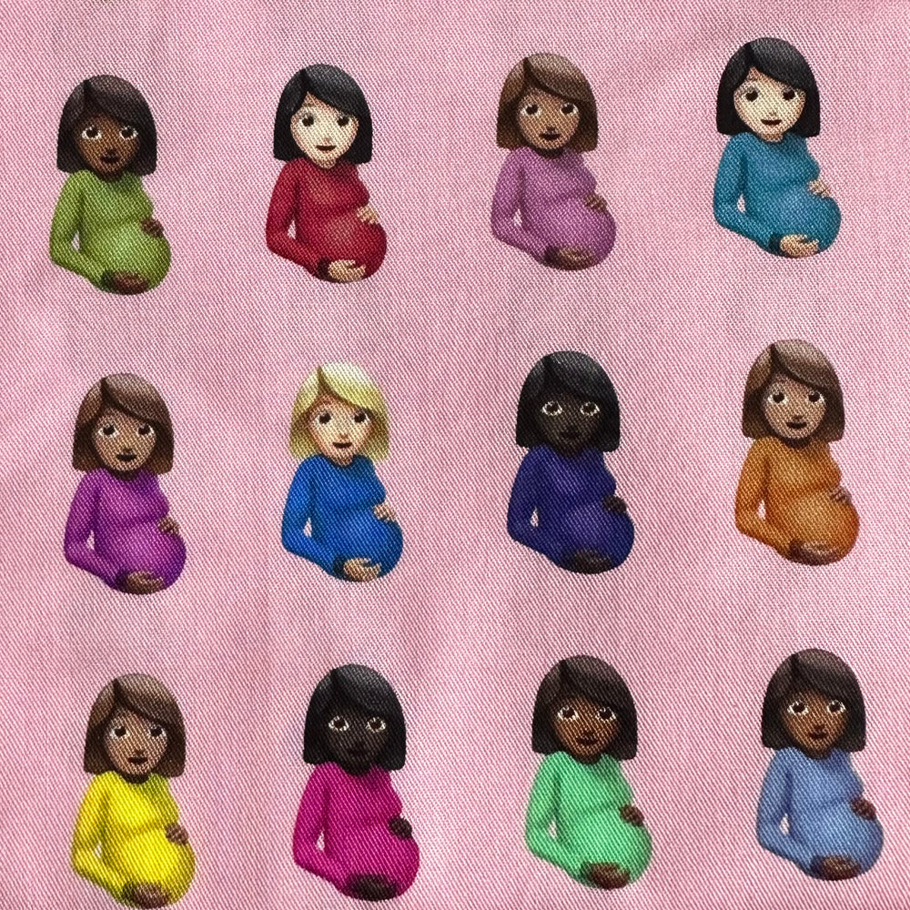 Pregnant Emoji Euro Scrub Cap for Women, by Sunshine Caps Co