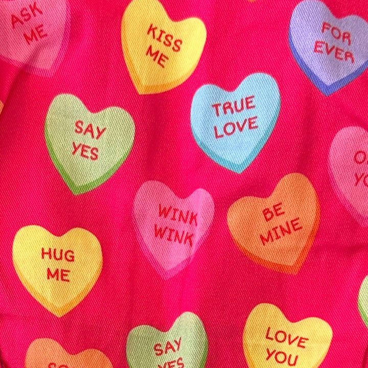 Candy Hearts- Bouffant Scrub Cap