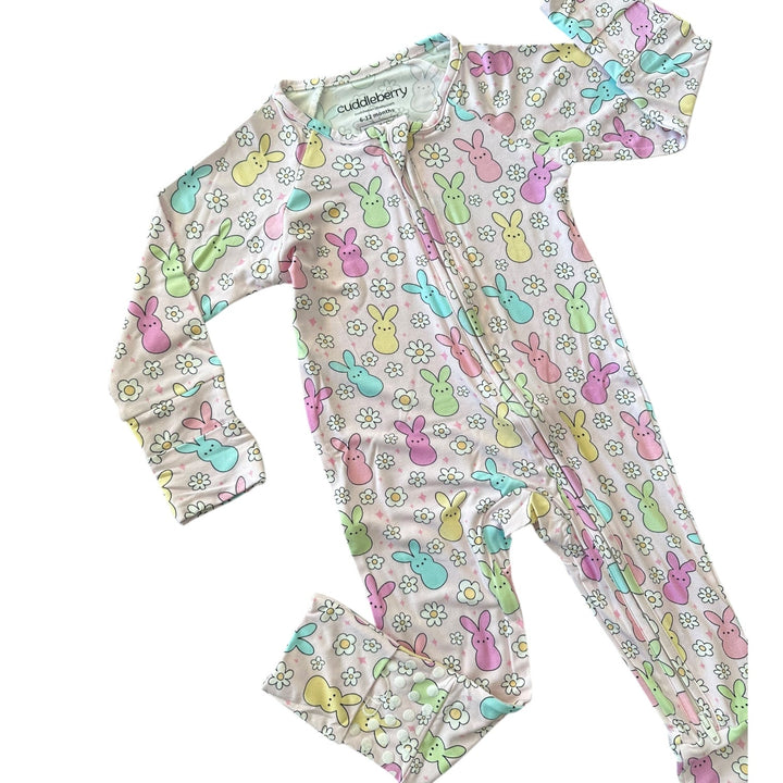 Easter Bunny Bamboo Zipper Sleeper
