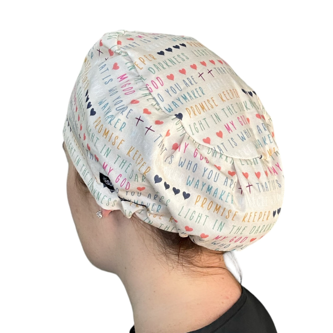 God Waymaker Euro Scrub Cap for Women, by Sunshine Caps Co