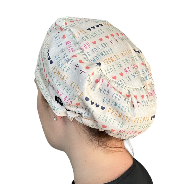 God Waymaker Euro Scrub Cap for Women, by Sunshine Caps Co
