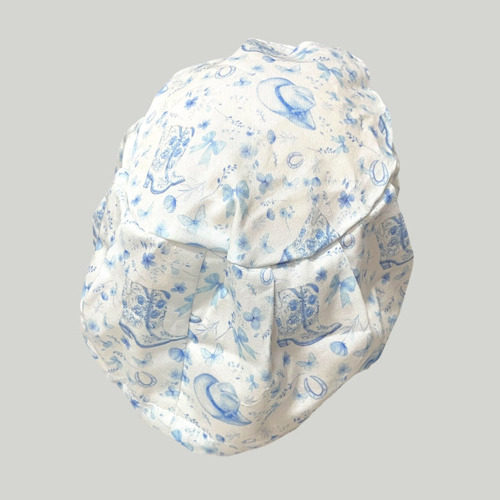 Southern Toile Euro Scrub Cap for Women, by Sunshine Caps Co