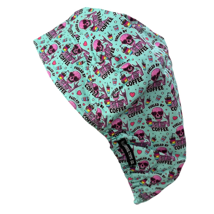 Fueled By Coffee- Bouffant Scrub Cap