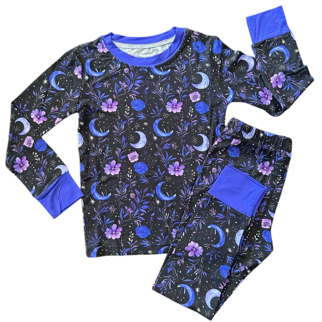 Purple Moonbeam Long Sleeve Two-Piece PJ's