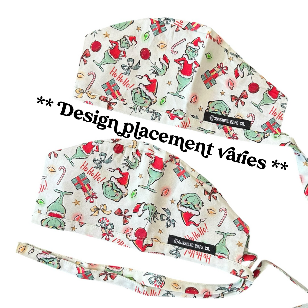 Holiday Humbug- Classic/Men's Scrub Cap