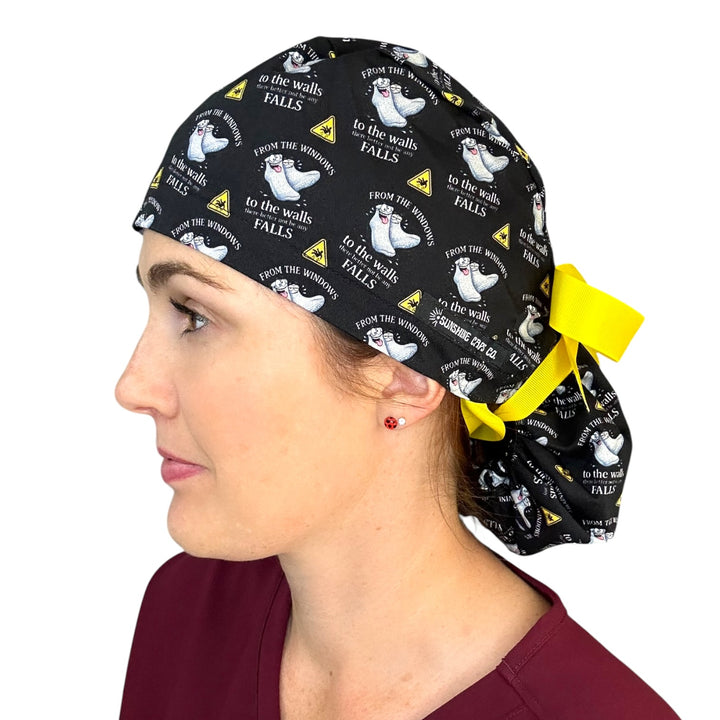 Fall Risk- Ponytail Scrub Cap