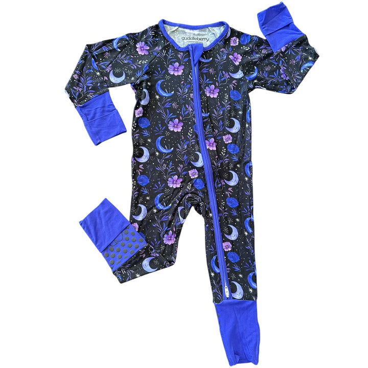 Purple Moonbeam Bamboo Zipper Sleeper