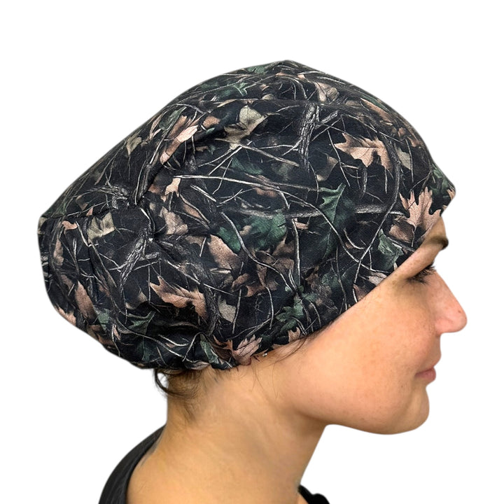 Real Camo Euro Scrub Cap for Women, by Sunshine Caps Co