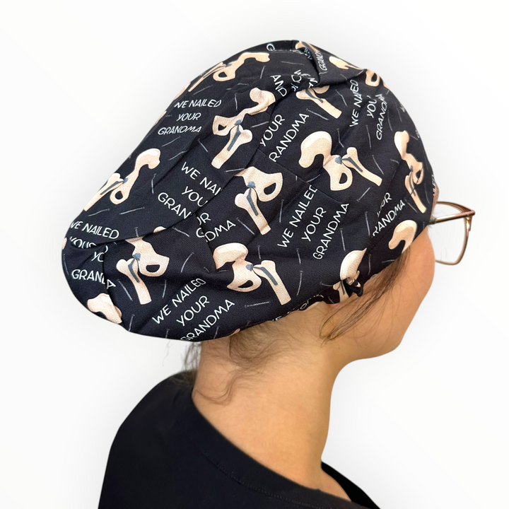 Nailed Your Grandma- Euro Scrub Cap