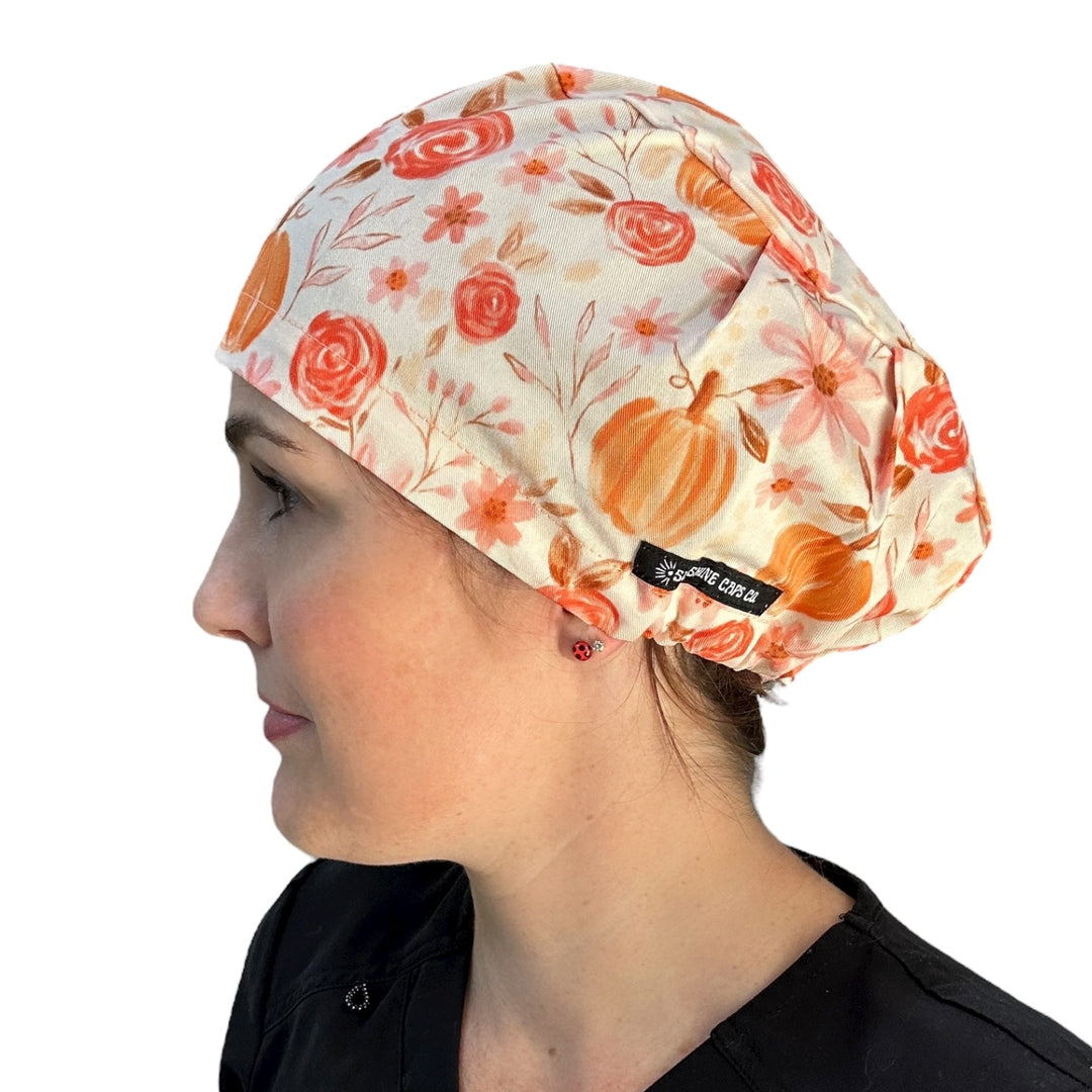 Blushing Harvest- Euro Scrub Cap