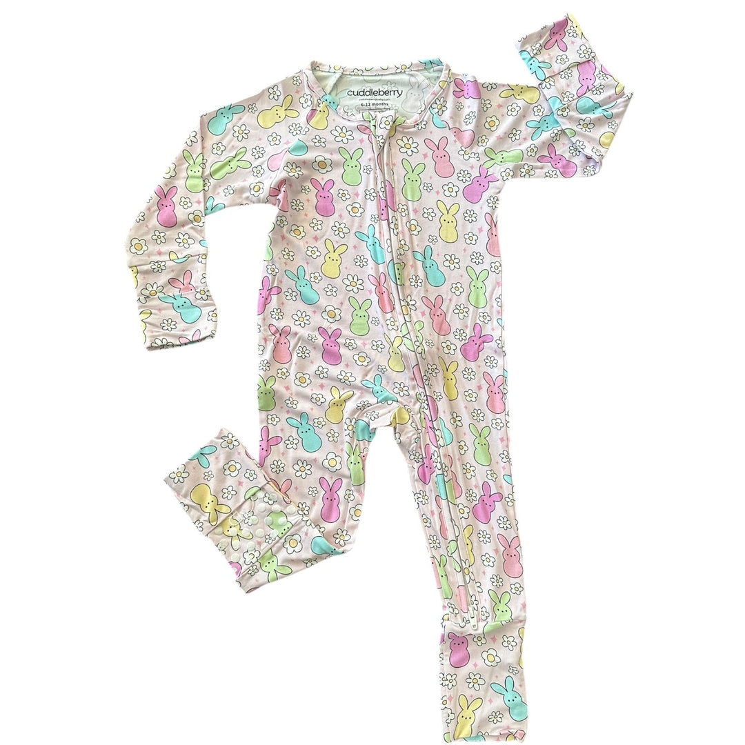 Easter Bunny Bamboo Zipper Sleeper