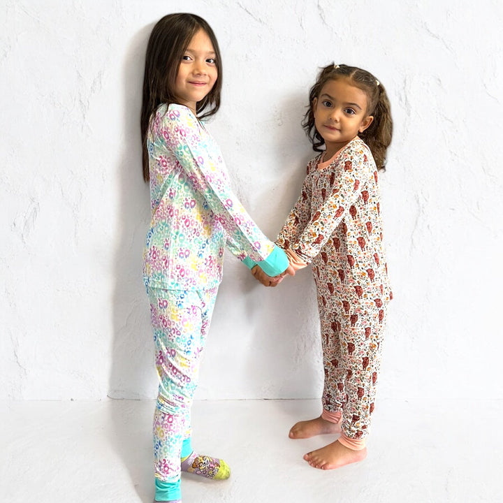 Highland Cow Long Sleeve Two-Piece PJ's