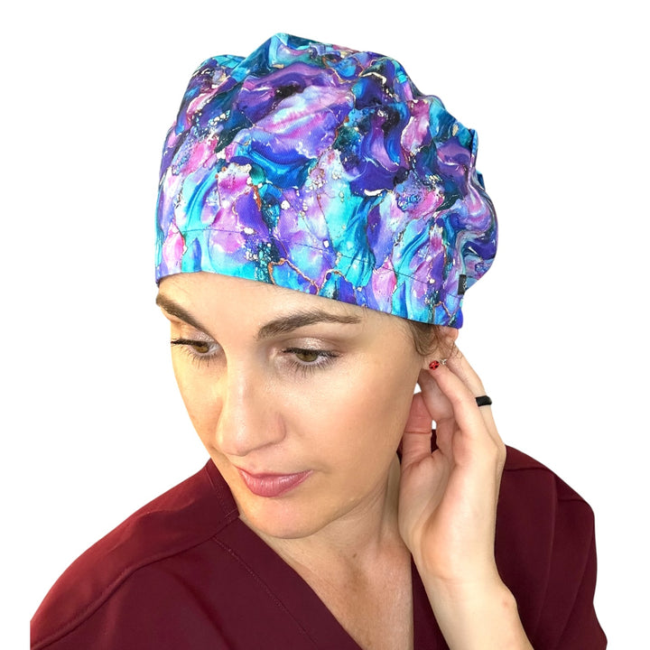 Jewel Tones- Euro Scrub Cap