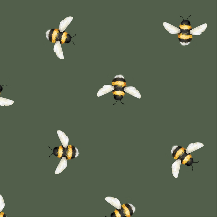 Buzzing Bees- Bouffant Scrub Cap