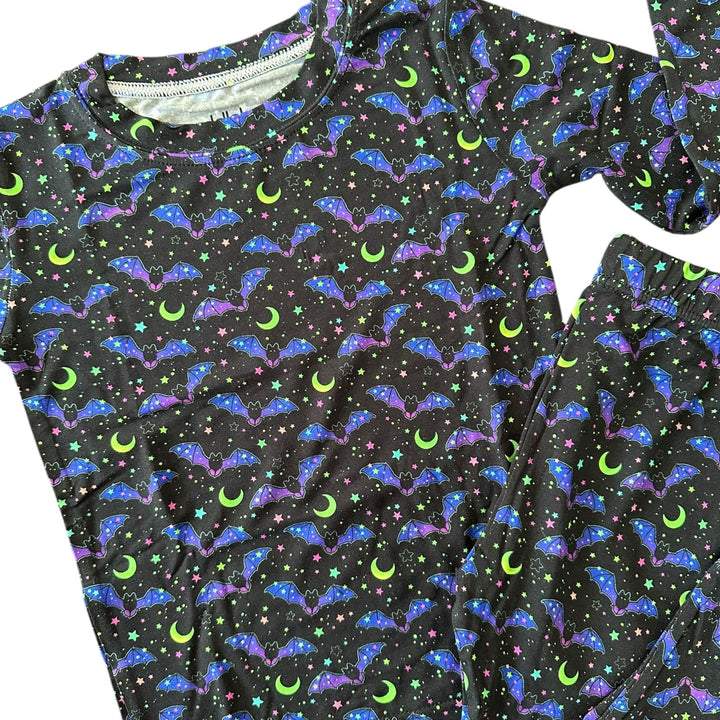 Cosmic Bats Long Sleeve Two-Piece PJ's