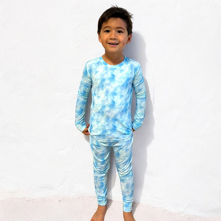 Blue Skies Long Sleeve Two-Piece PJ's