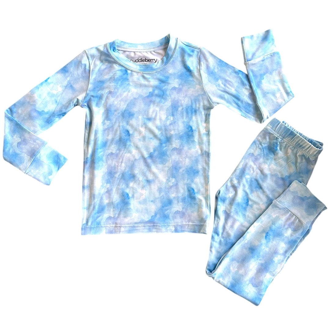 Blue Skies Long Sleeve Two-Piece PJ's