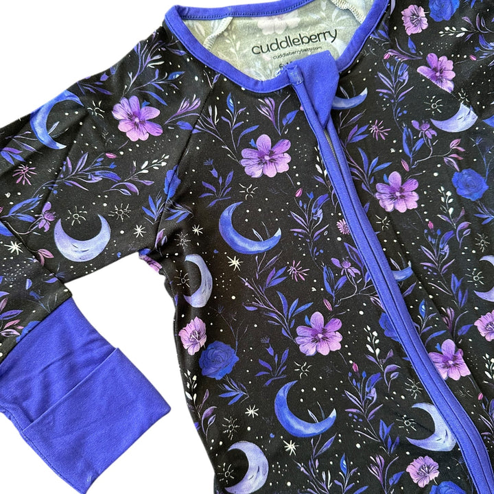Purple Moonbeam Bamboo Zipper Sleeper
