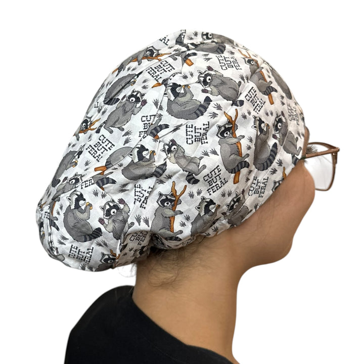 Cute but Feral- Euro Scrub Cap