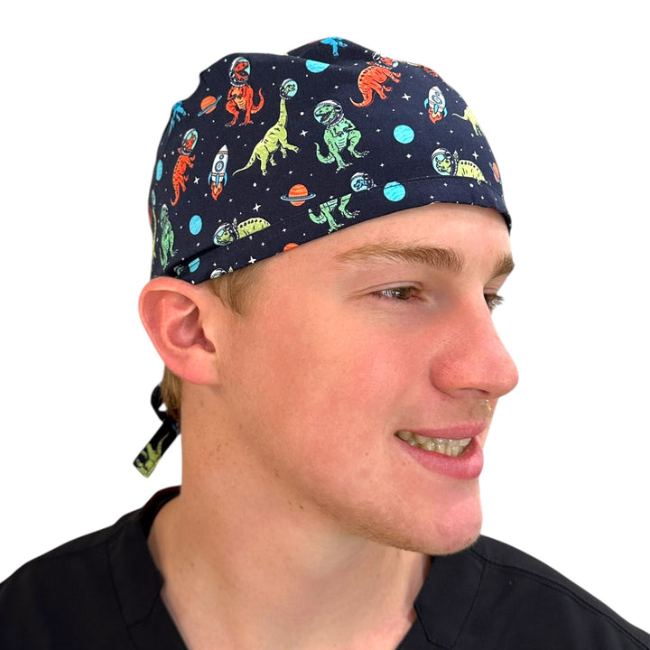 Space Dinos- Classic/Men's Scrub Cap