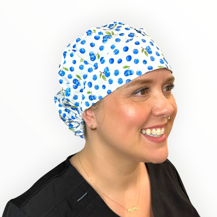 Blueberry- Bouffant Scrub Cap