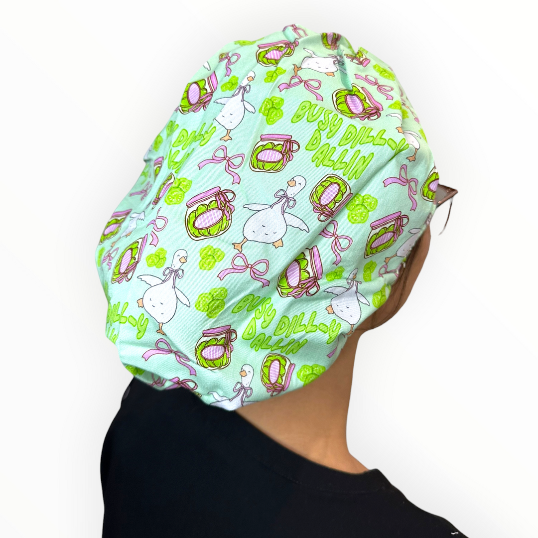 Busy Dilly Dallin- Bouffant Scrub Cap