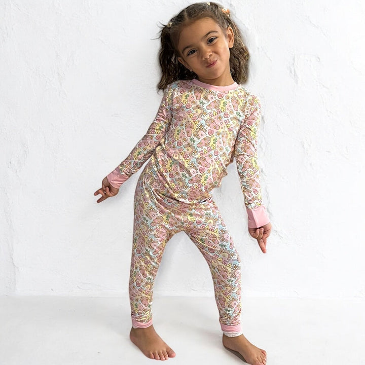 Mama Long Sleeve Two-Piece PJ's