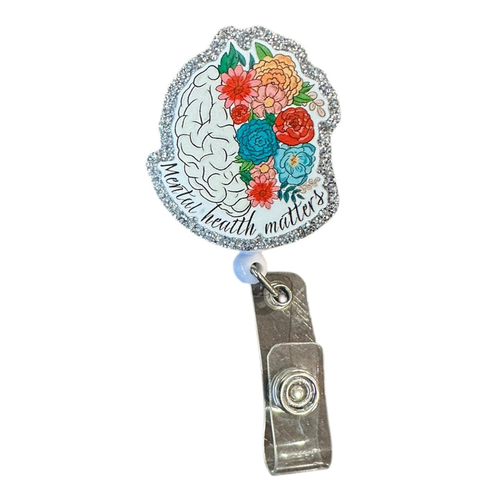 Mental health Retractable Badge Reel for ID badge for nurses and healthcare professionals