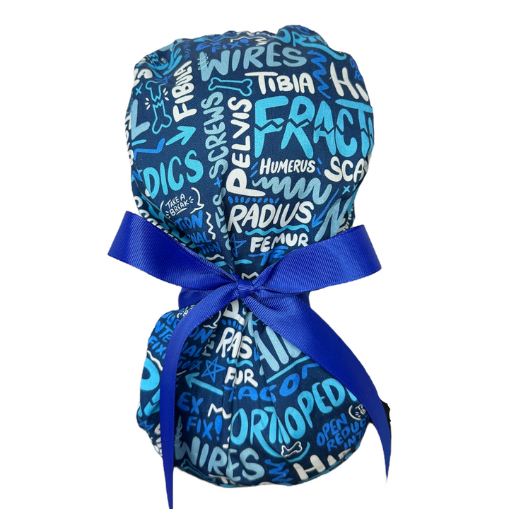 orthopedic Ponytail Scrub Cap for Women, By Sunshine Caps Co.
