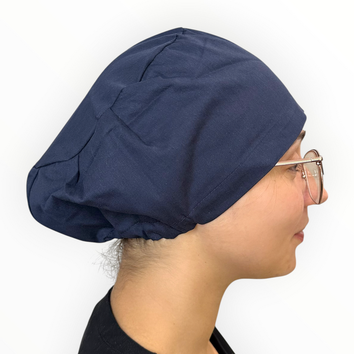 Navy Solid- Euro Scrub Cap