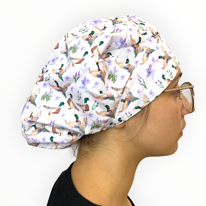 Mallard Meadow- Bouffant Scrub Cap