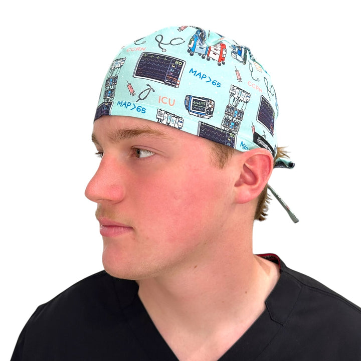 Critical Condition ICU- Classic/Men's Scrub Cap