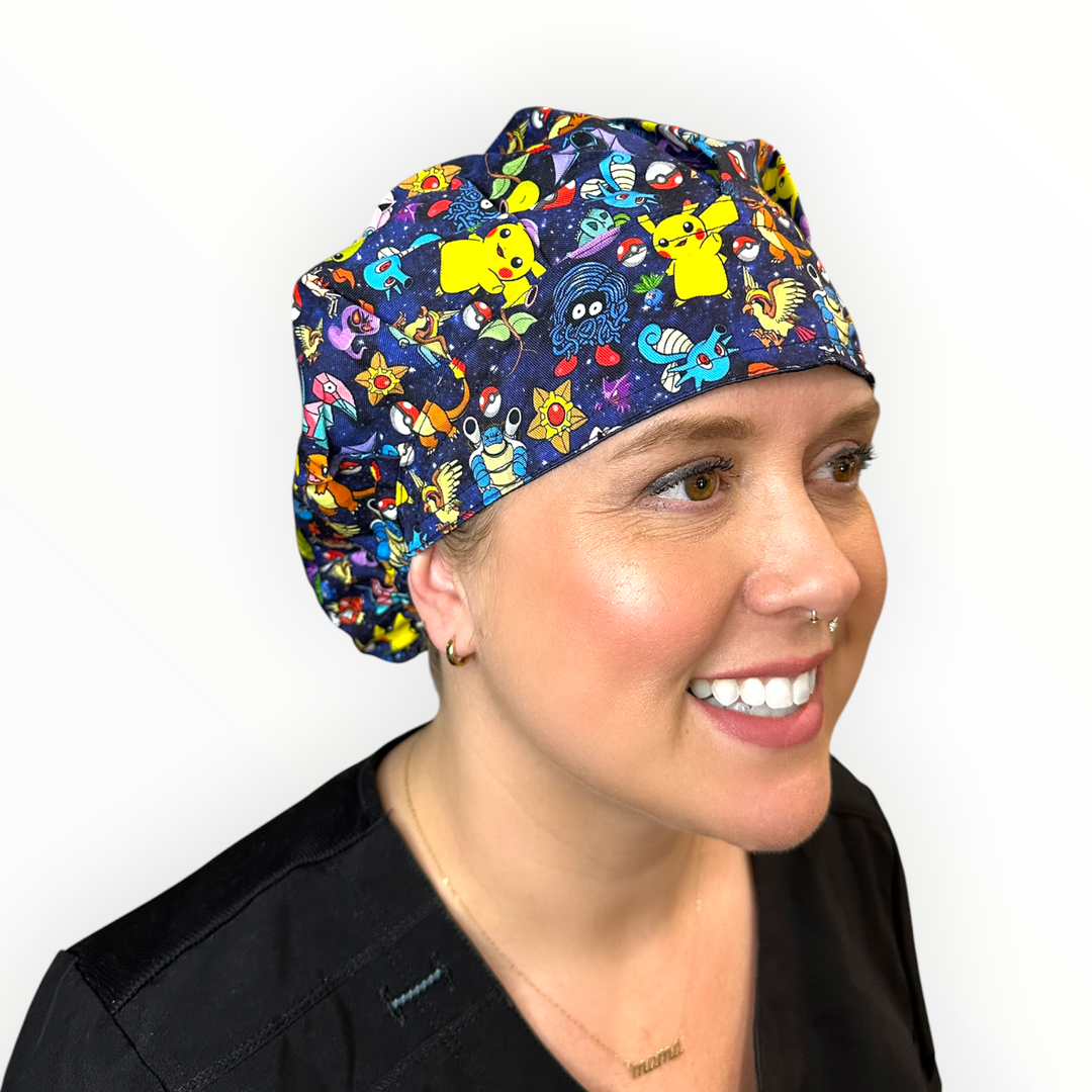 Catch Em' All Before They’re Gone *Limited Edition*- Bouffant Scrub Cap