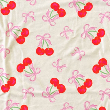 Cherry Coquette Bamboo Zipper Sleeper