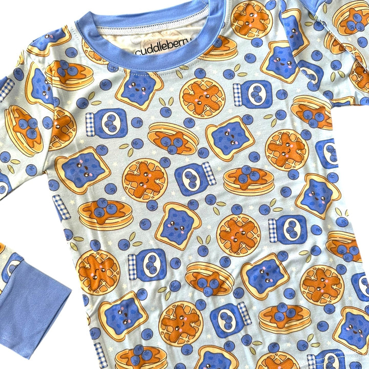 Blueberry Jam Long Sleeve Two-Piece PJ's