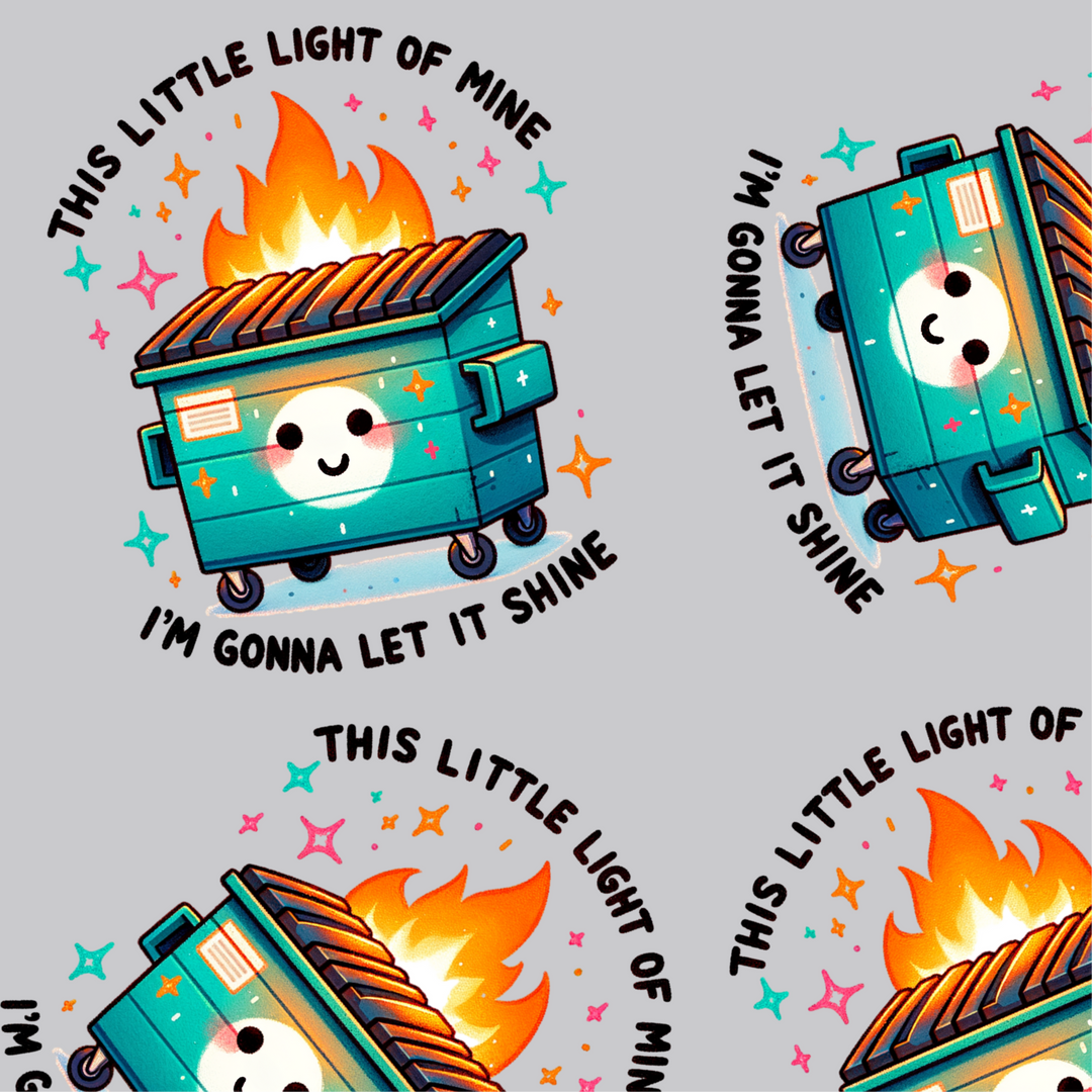 Dumpster Fire- Classic/Men's Scrub Cap