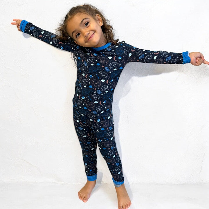 Constellation Bear Long Sleeve Two-Piece PJ's