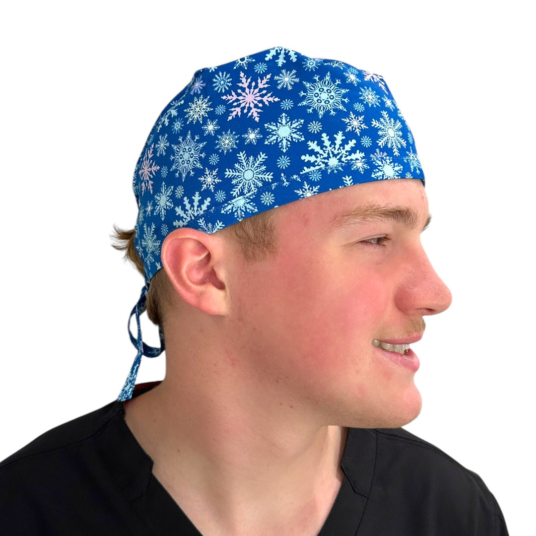 Snowflake- Classic/Men's Scrub Cap