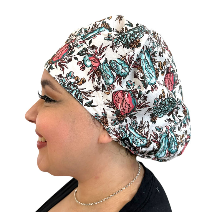 Floral Organs- Bouffant Scrub Cap