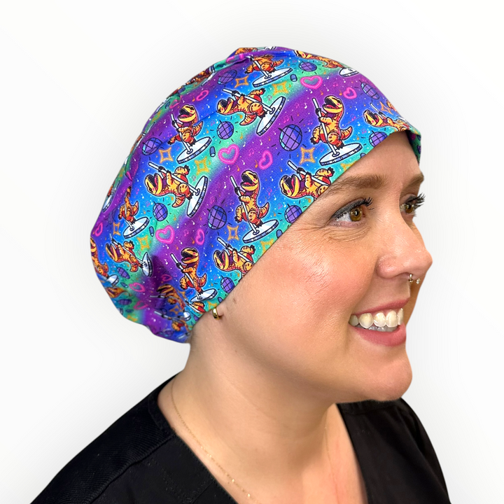 Pole Dancing T-Rex- Euro Scrub Cap