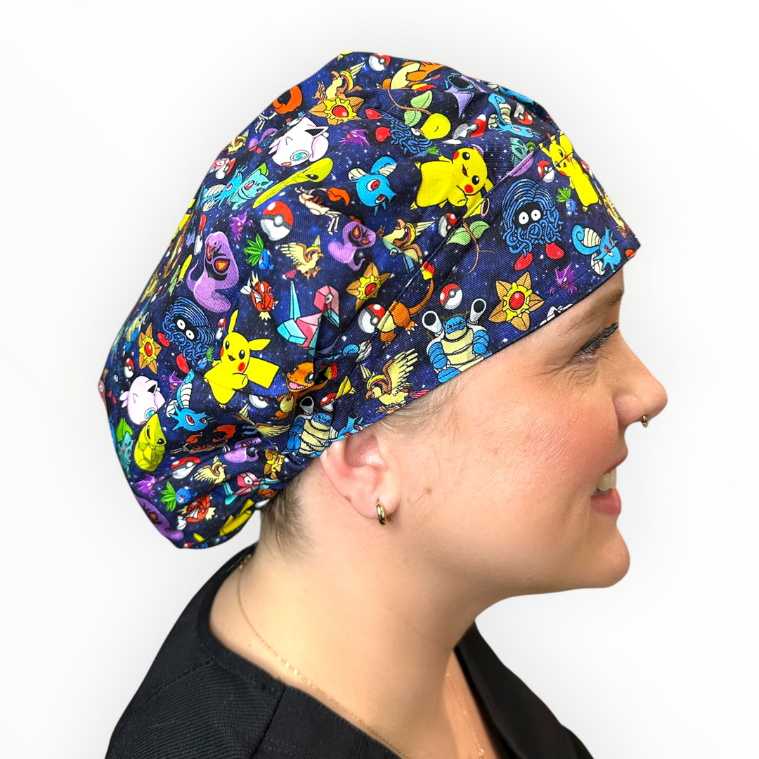 Catch Em' All Before They’re Gone *Limited Edition*- Bouffant Scrub Cap