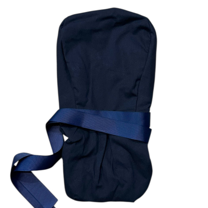 Navy Solid- Ponytail Scrub Cap