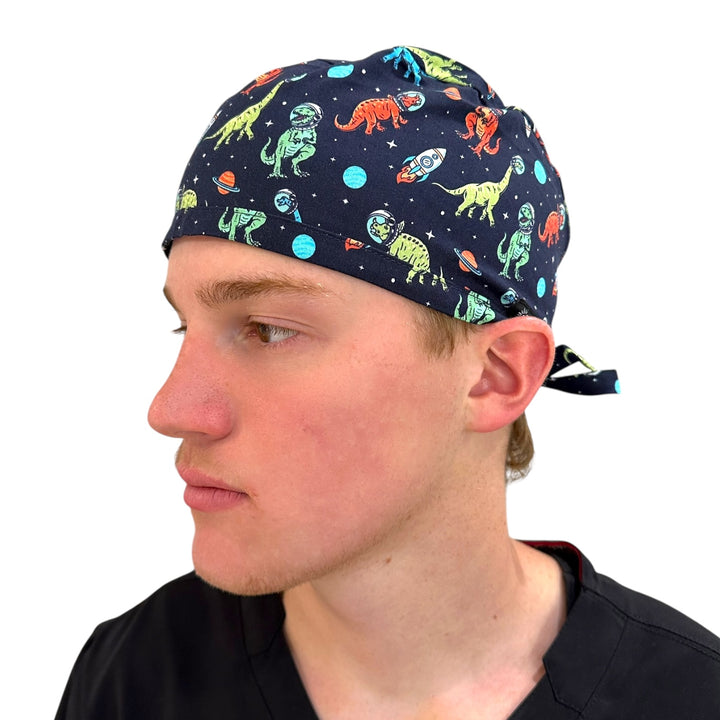 Space Dinos- Classic/Men's Scrub Cap