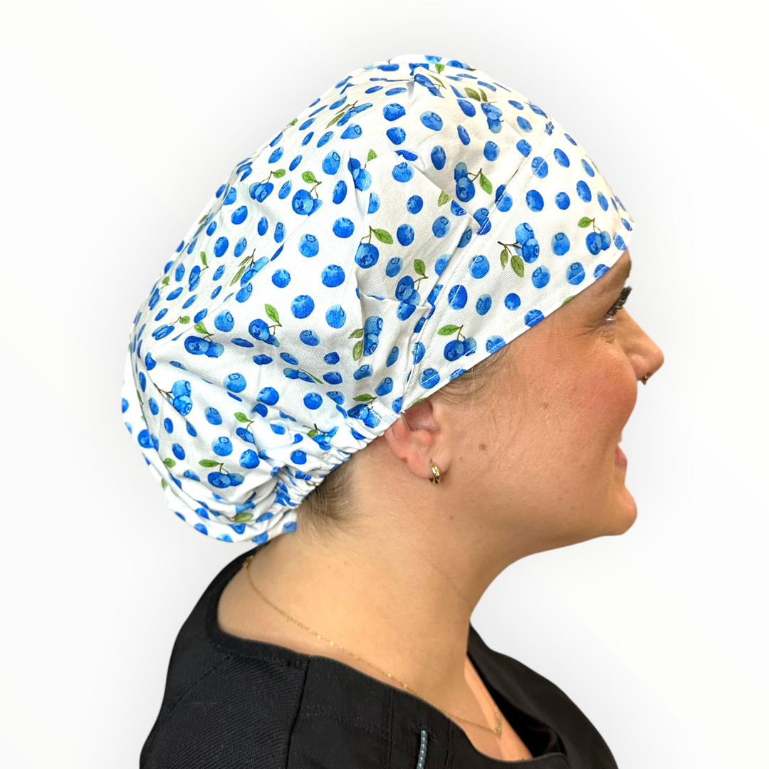 Blueberry- Bouffant Scrub Cap
