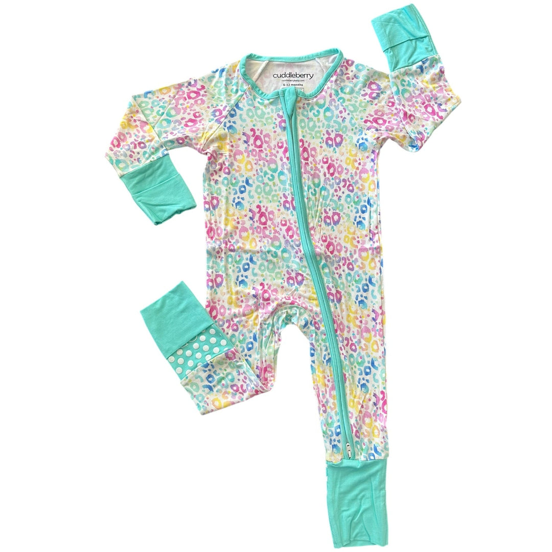 ColorPop Leopard Bamboo Zipper Sleeper