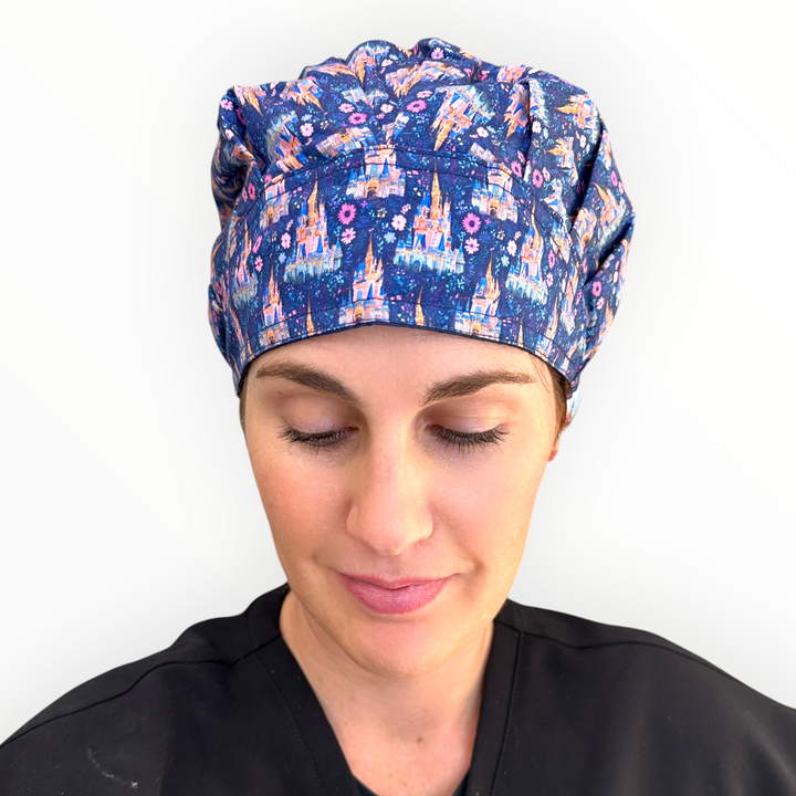 Enchanted Castle- Bouffant Scrub Cap
