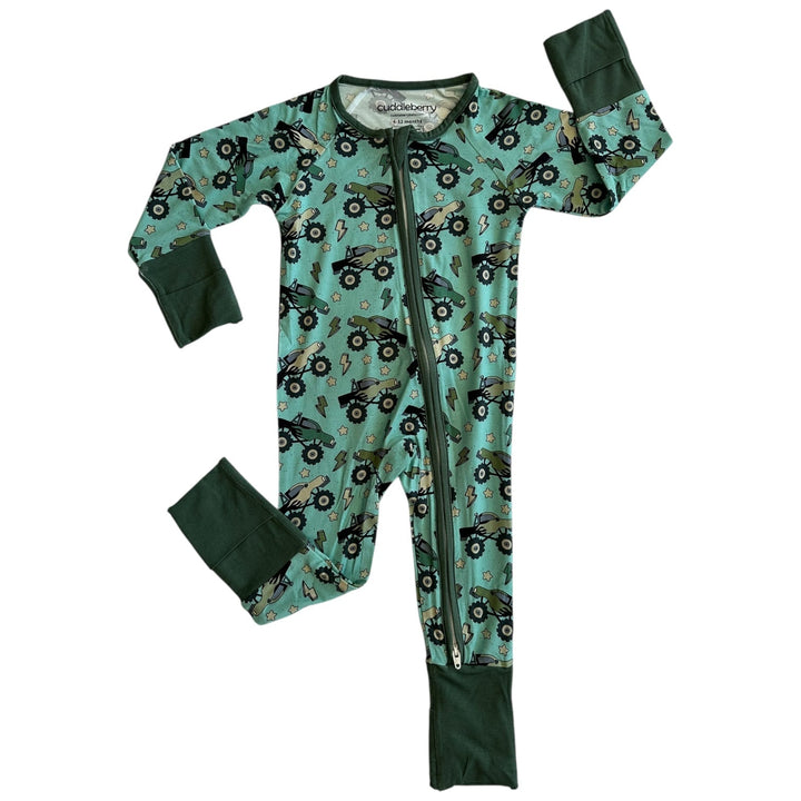 Monster Truck Zipper Sleeper
