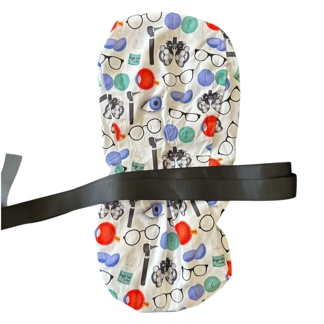 Eye Exam- Ponytail Scrub Cap